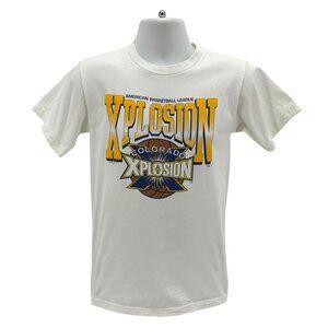 Vintage Evolve Colorado Xplosion Adult Small Shirt ABL Graphic Short Sleeve